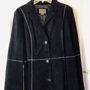 Black Suede Coat - UNIFORM by John Paul Richard